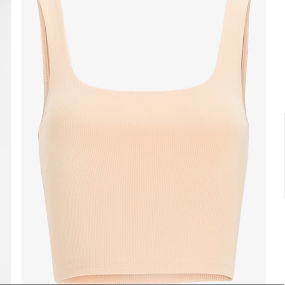 Express Ribbed Square Neck Tank - Picture 4 of 5